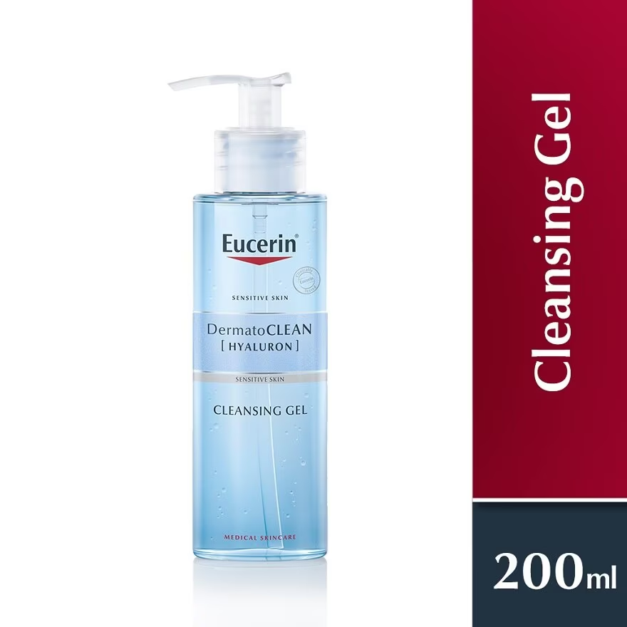 4、Eucerin Dermato Clean Refreshing Cleansing Gel