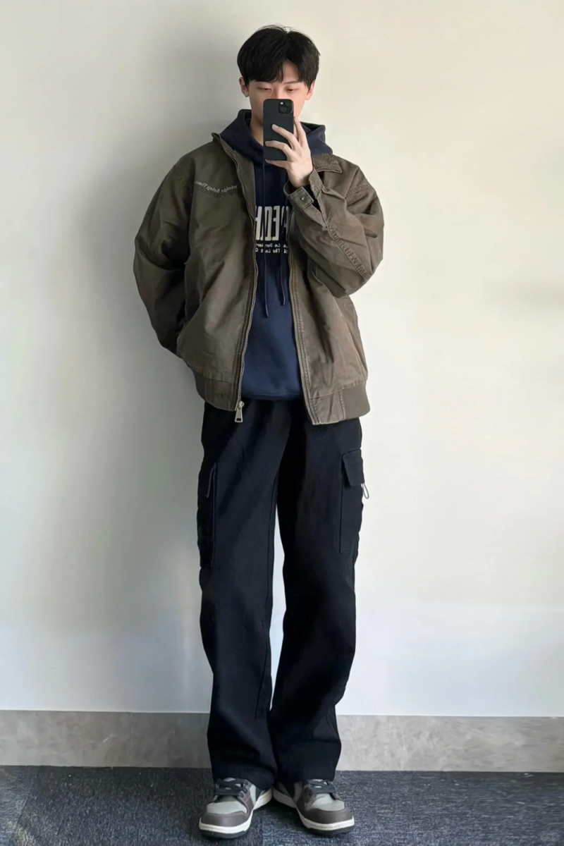 4、男生约会穿搭