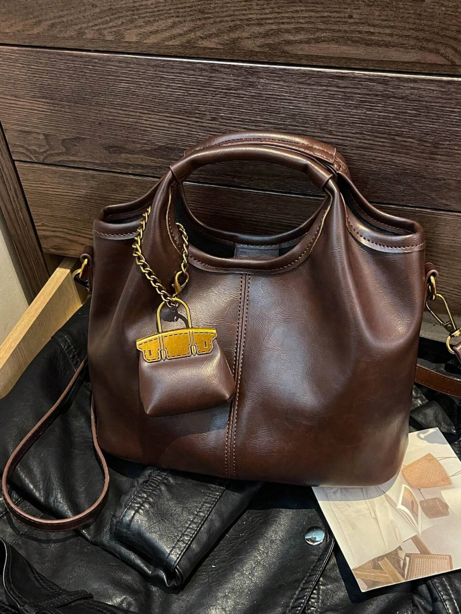 8、SHEIN yuyi 复古小型托特包