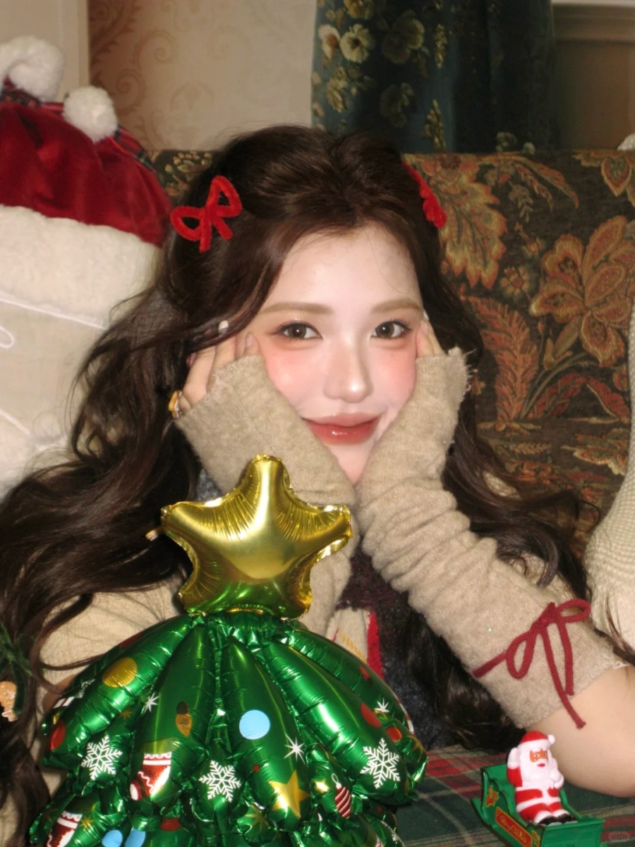 圣诞节万能拍照姿势大全