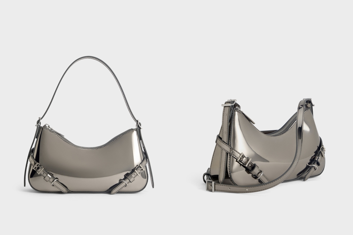 小CK圣诞系列包包 #7：Sloane 金属扣腋下包