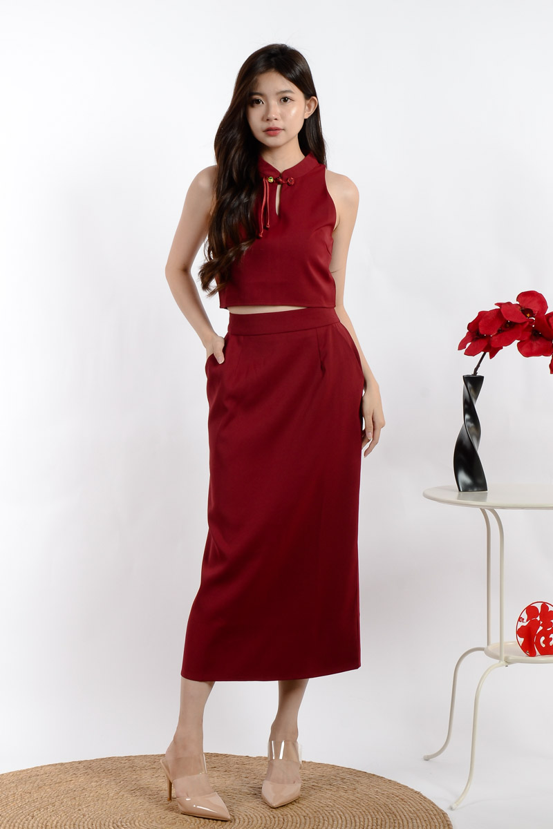 3、挂脖旗袍套装 | IG @keimag