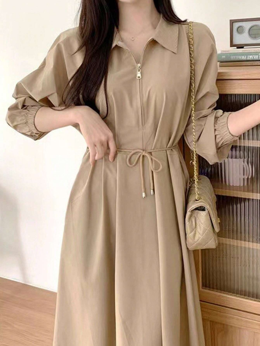 Smart Casual 穿搭:5、及膝连衣裙