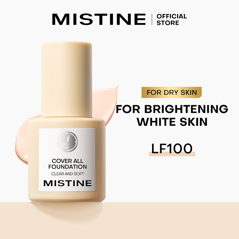 2、MISTINE Cover All Foundation Clear and Soft (Silver)