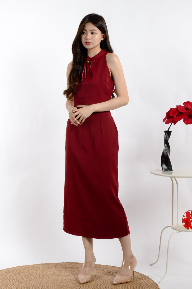 3、挂脖旗袍套装 | IG @keimag