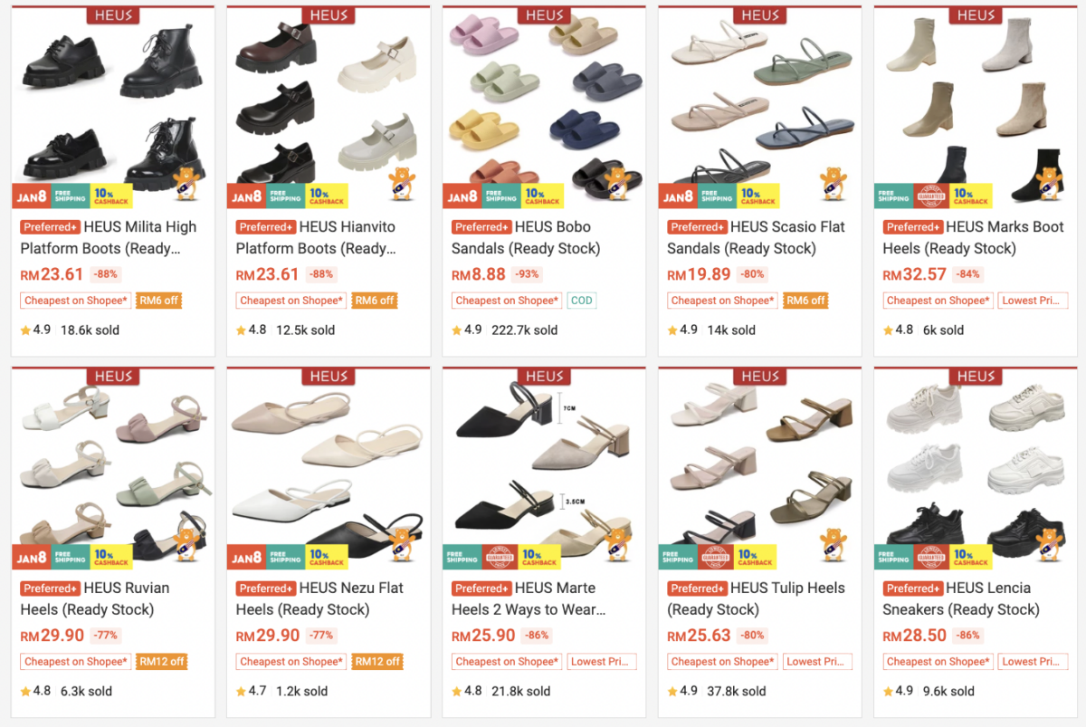 HEUS Shoes Wholesale|粉丝 986.3K