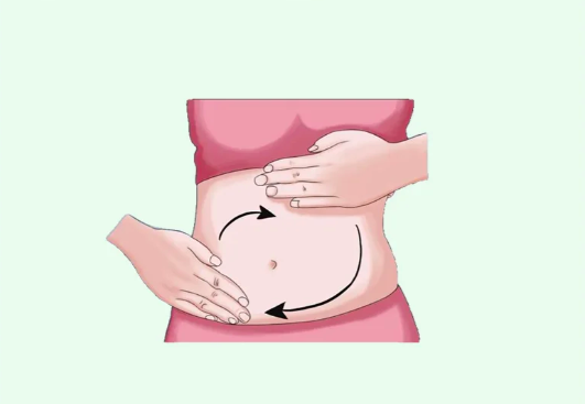 坐着瘦肚子的方法四、揉肚