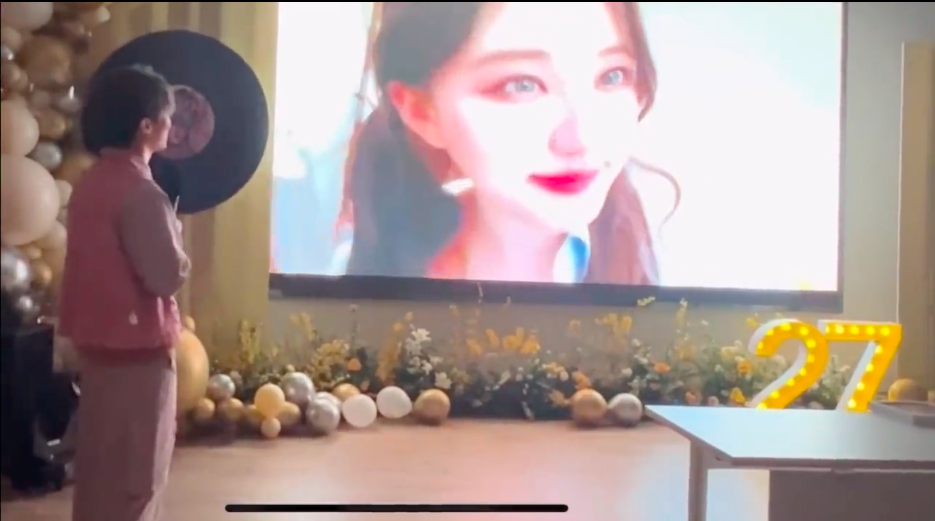 赵露思也曾在“哥哥”生日送上惊喜祝福