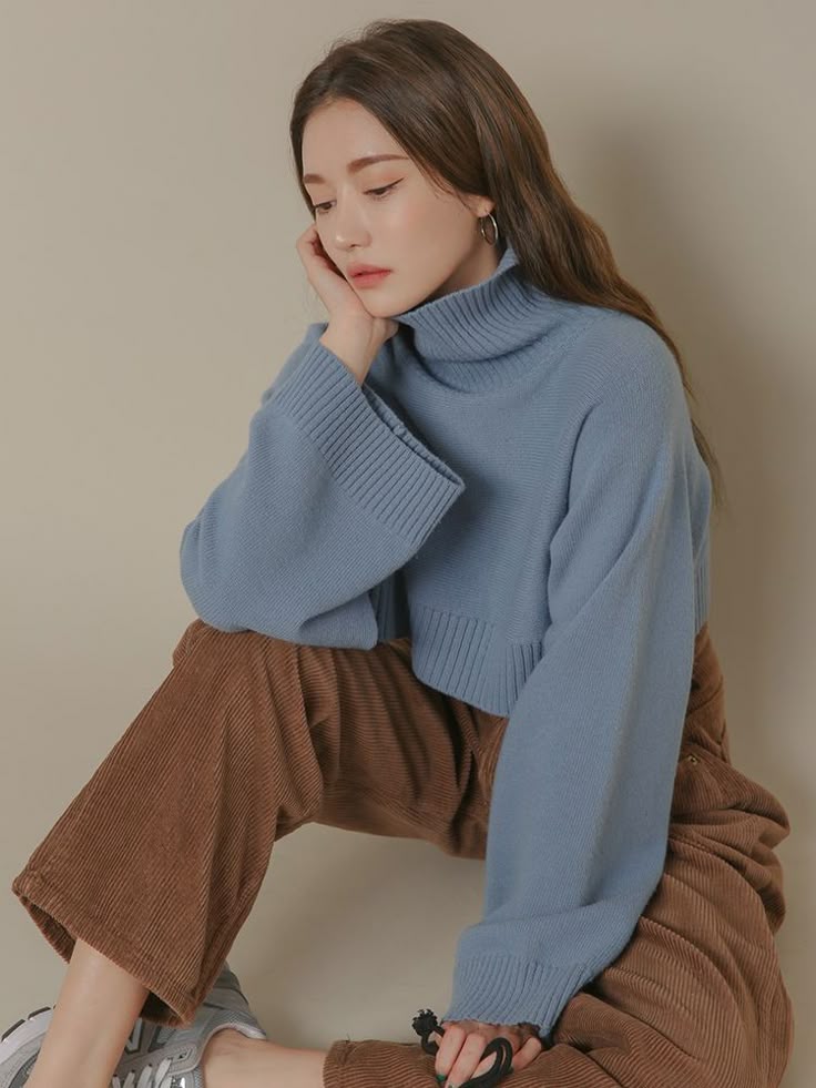 摩卡慕斯棕 + 莫兰迪蓝