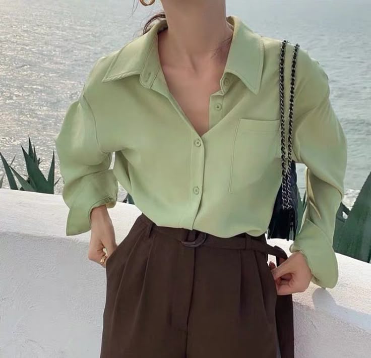 沉稳高级大地色系穿搭GET