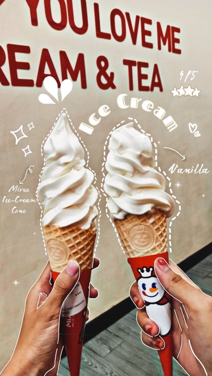 蜜雪冰城经典冰淇淋