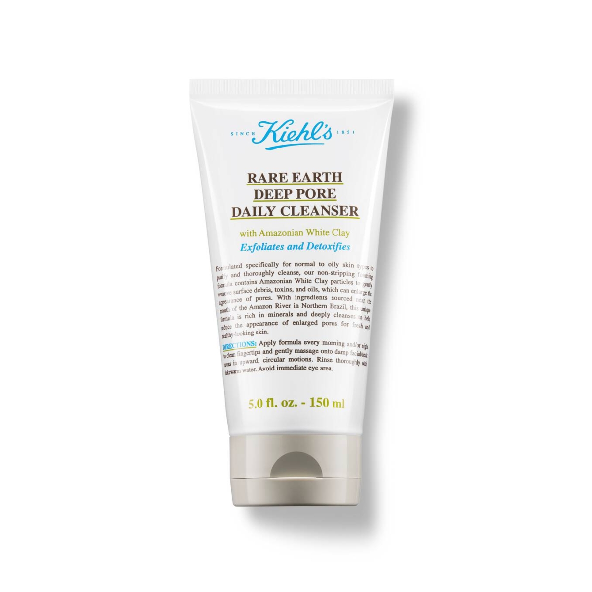 Kiehl’s Rare Earth Deep Pore Daily Cleanser。