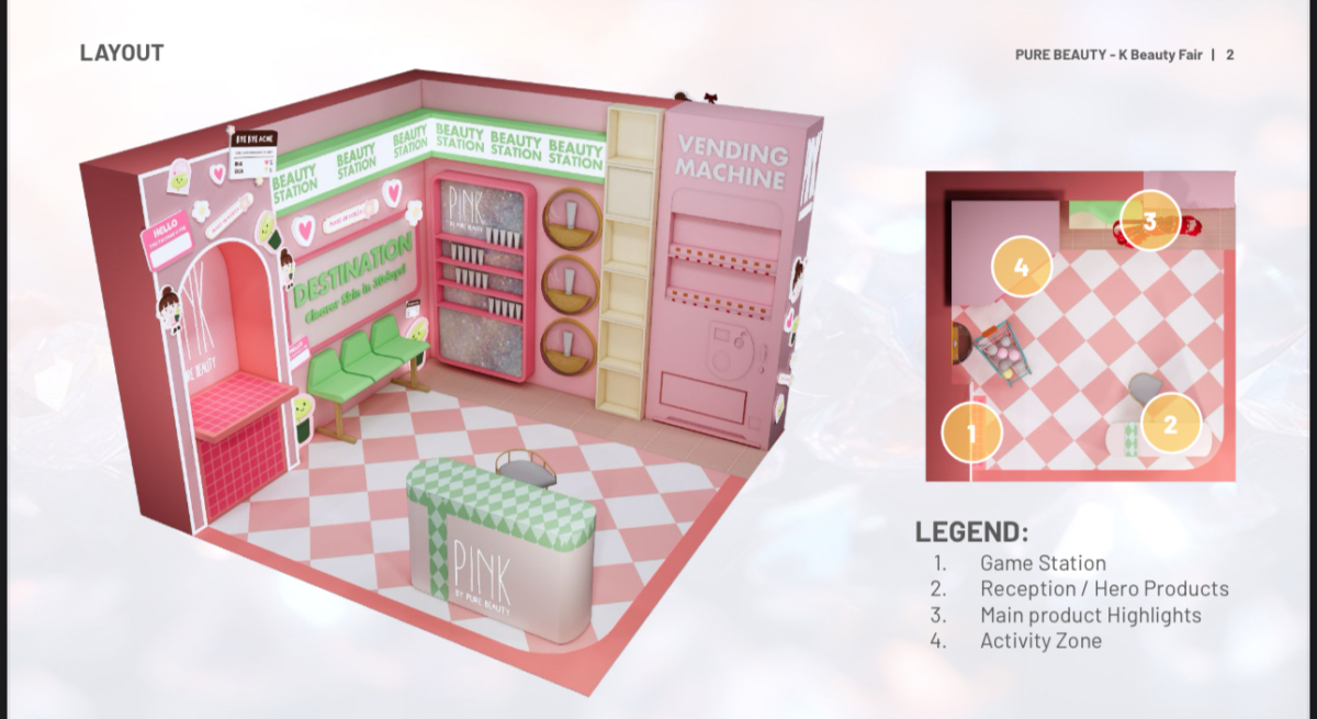 PINK by Pure Beauty booth