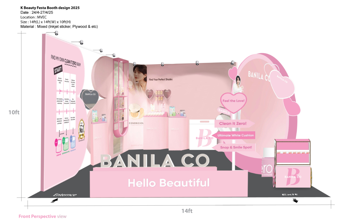 Banila Co booth