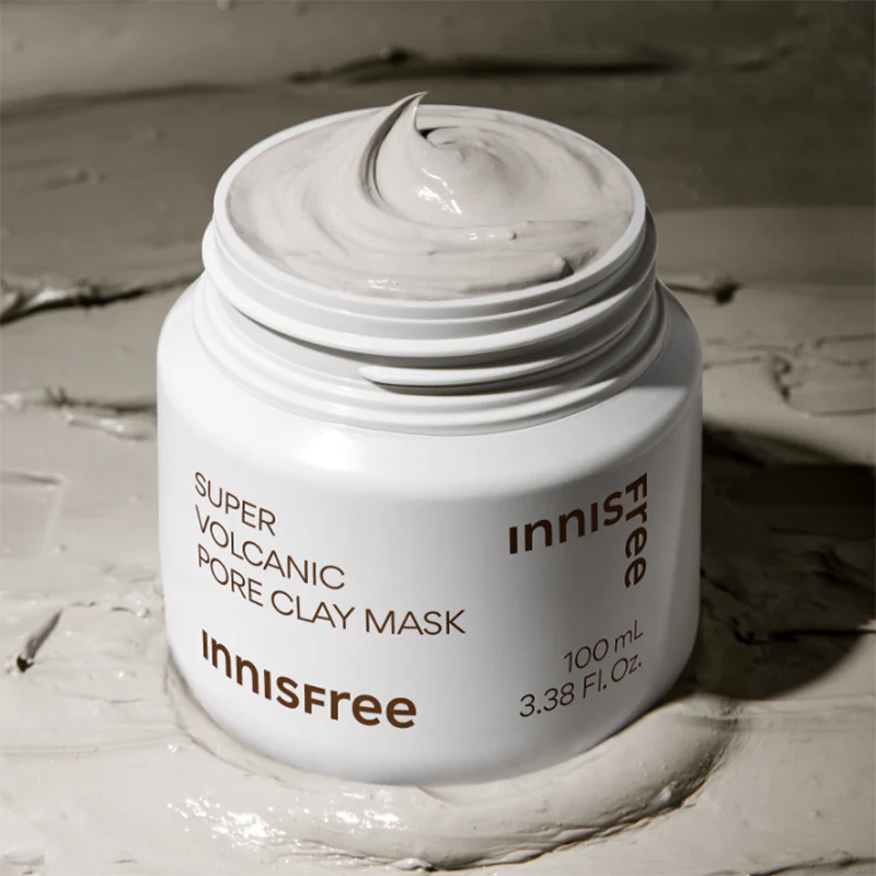 Innisfree Super Volcanic Pore Clay Mask。