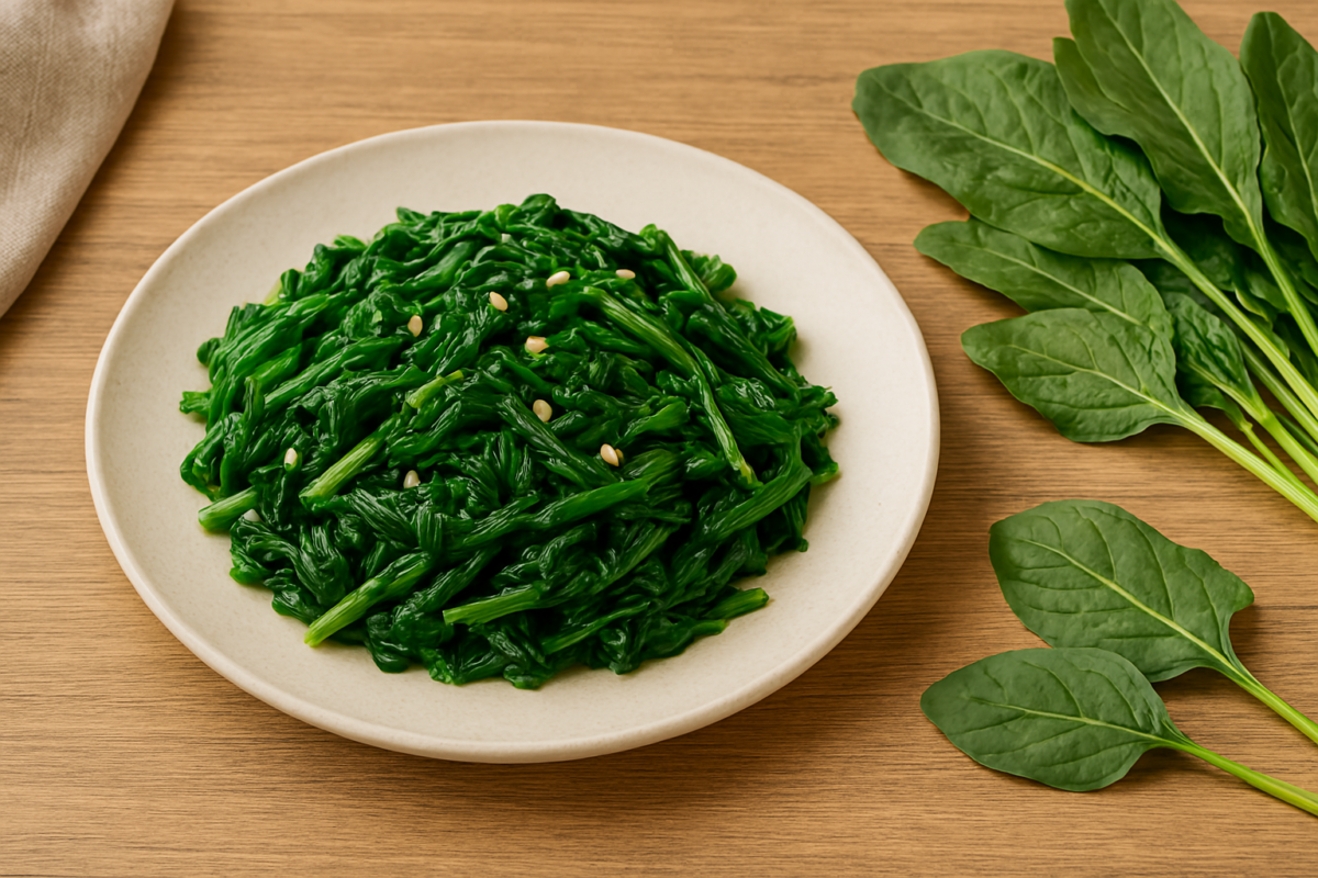 清炒菠菜