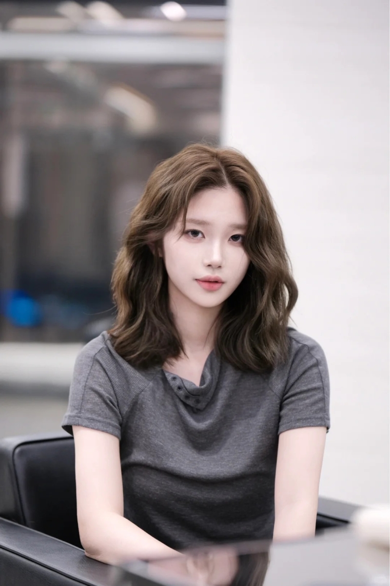 法式蓬松锁骨发