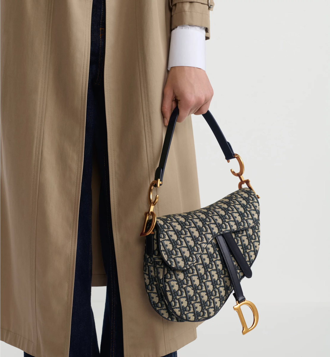 Dior Oblique Saddle Bag 牛仔蓝