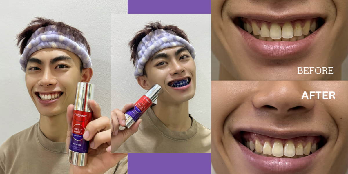 Tan Wei Han 💜喝咖啡留下的污渍都被淡化了!