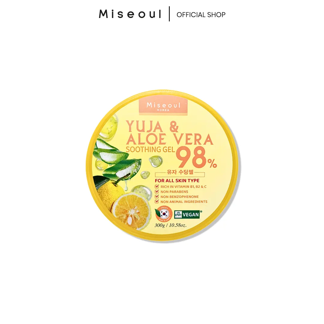 Miseoul Yuja and Aloe Vera Soothing Gel 98%