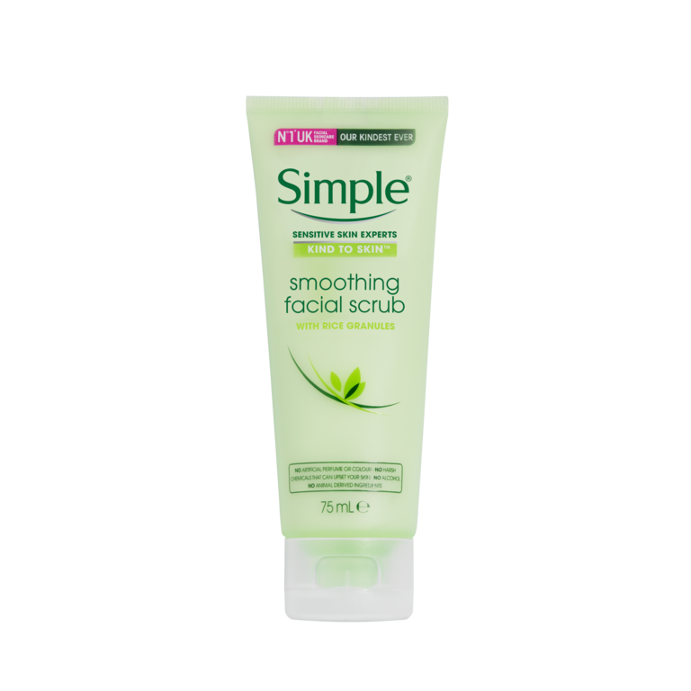 Simple Kind To Skin Smoothing Facial Scrub。