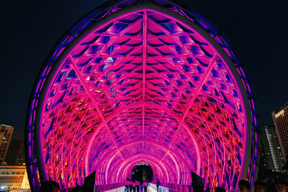 沙洛马行人天桥 (Saloma Link Bridge)