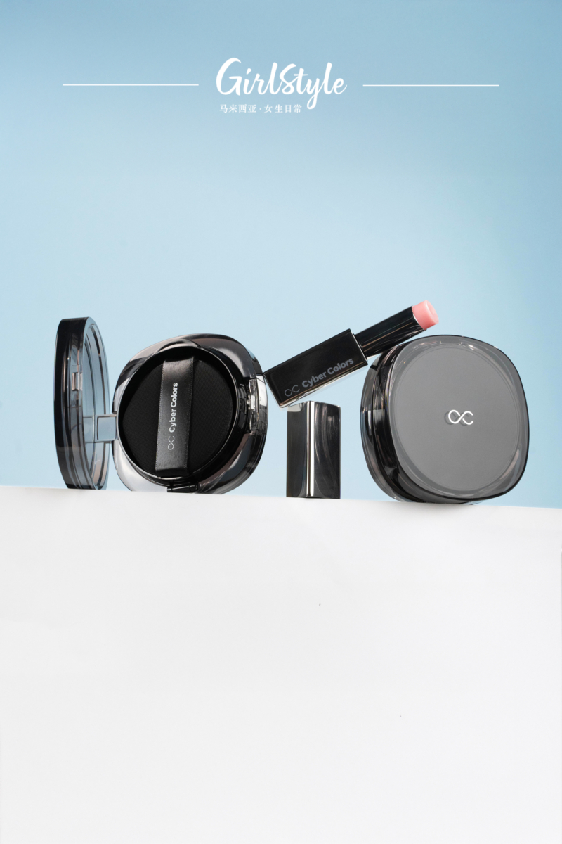 Cyber Colors Real Nude Soft Glow Cushion Foundation SPF50+ PA+++ PH Lip Glow