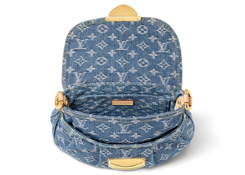 Louis Vuitton Sunset Bag Monogram Denim Blue