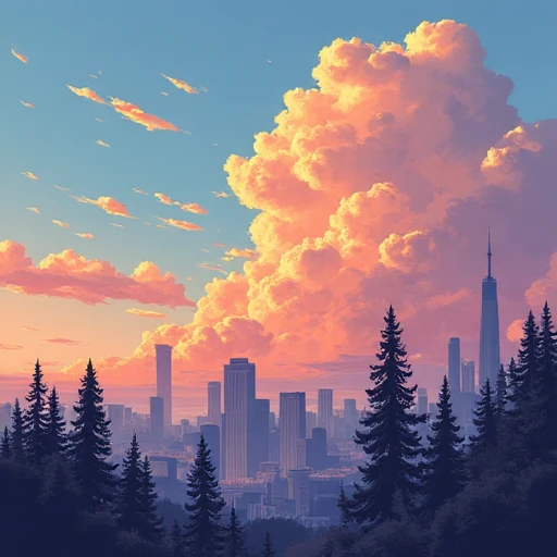 天空颜色发生变化