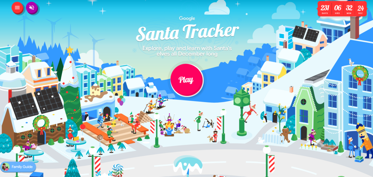 圣诞老人追踪器(Santa Tracker)