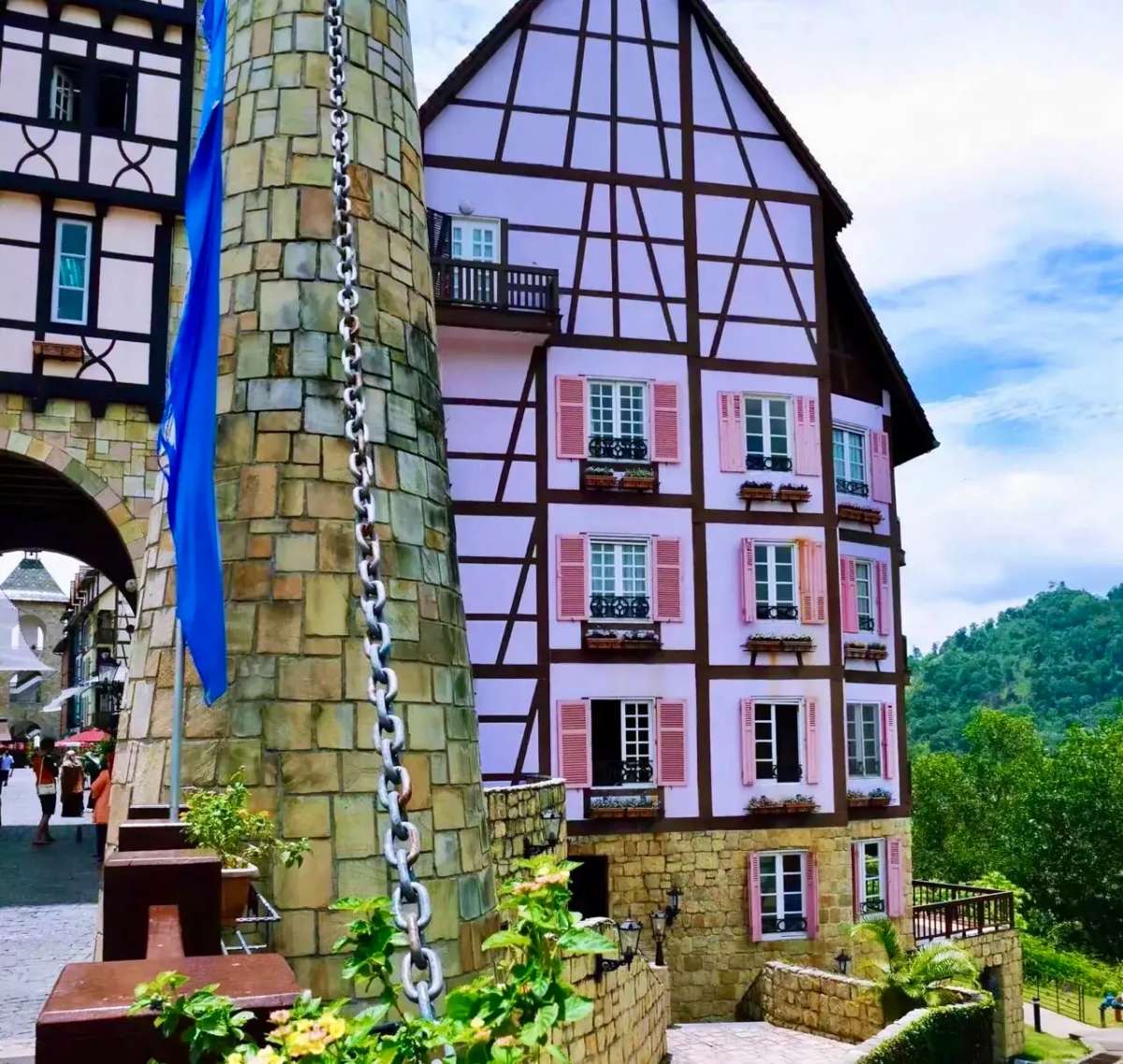 法国村（Colmar Tropicale）城堡观景台