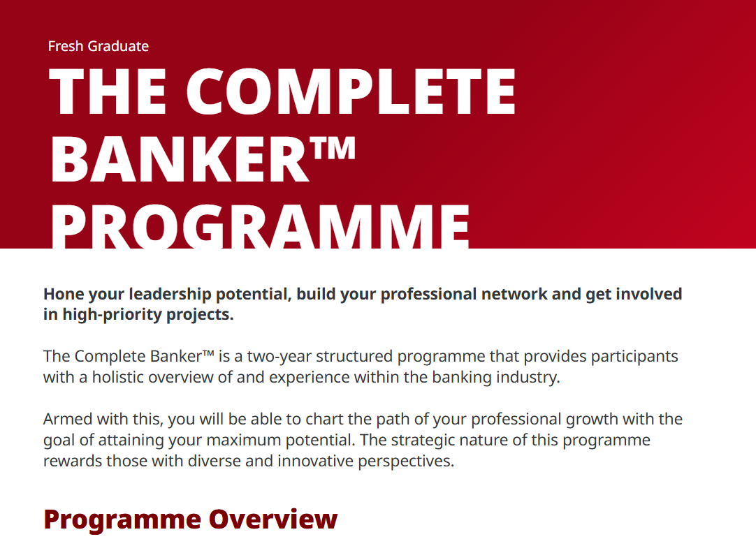 CIMB Graduate Programme