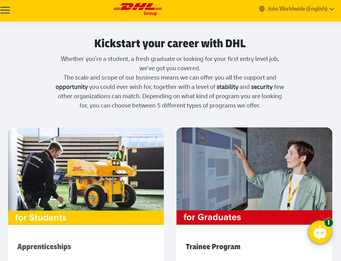 DHL Malaysia Graduate Programme