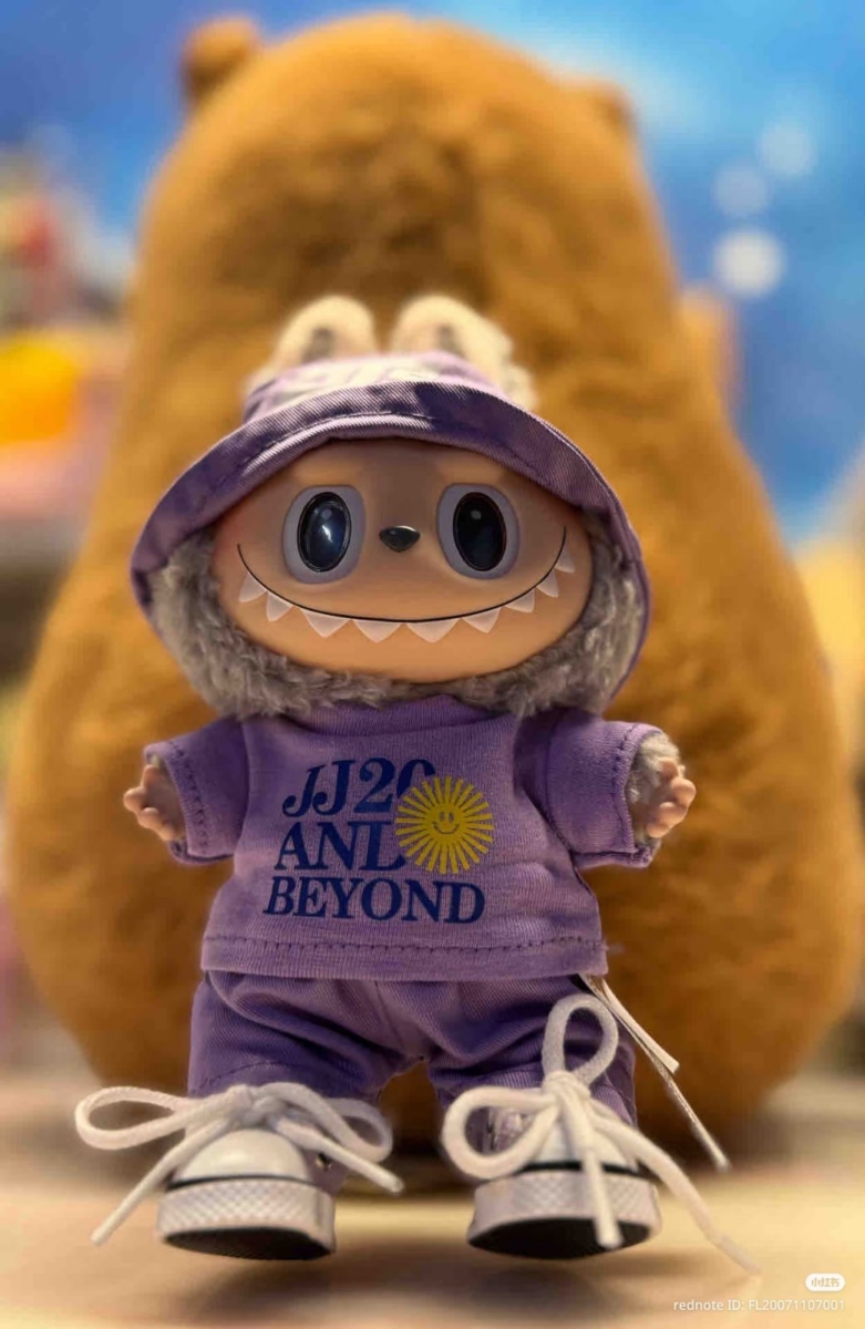 JJ林俊杰和Labubu联名公仔了？