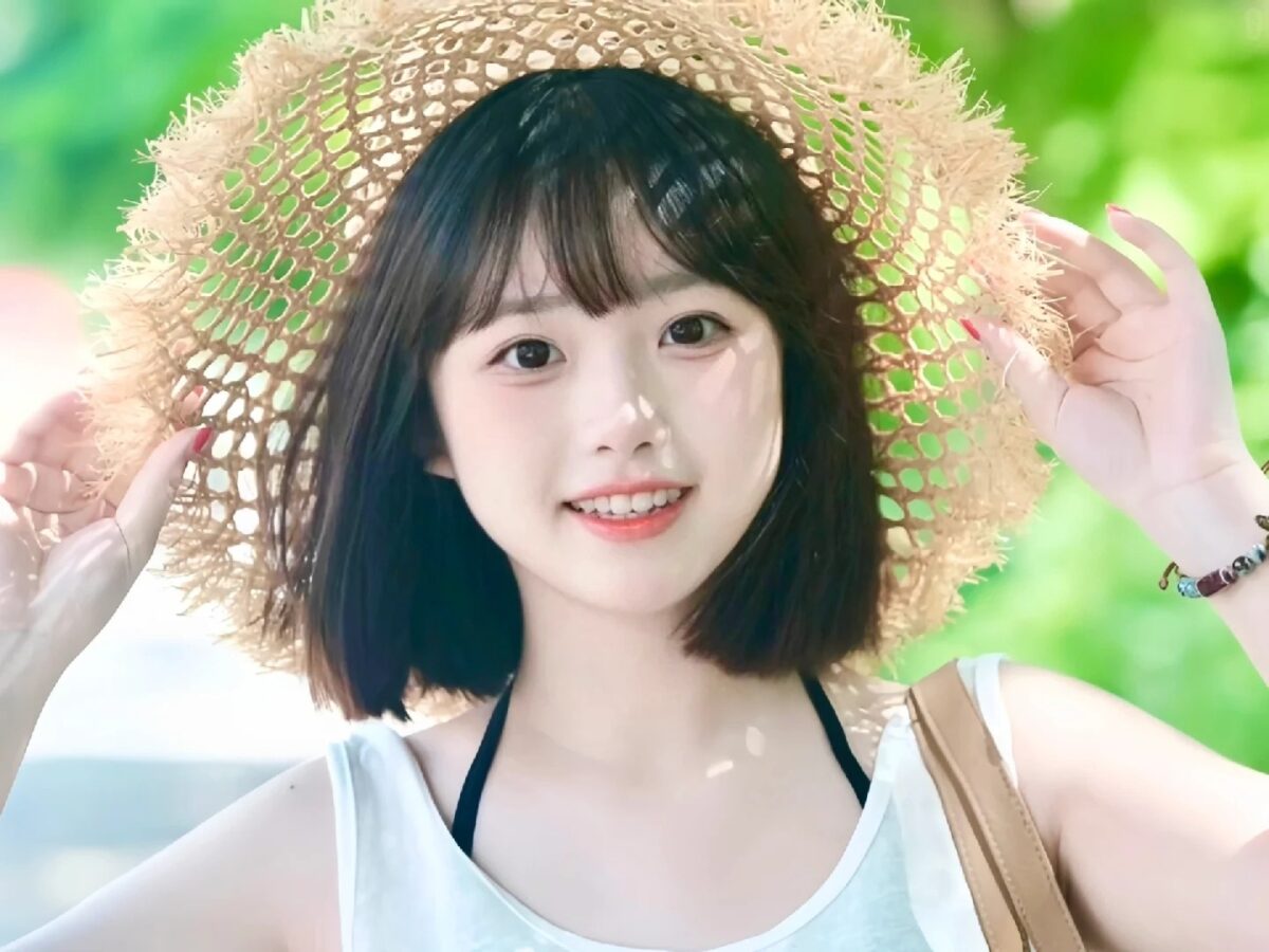 元气甜美齐刘海短发