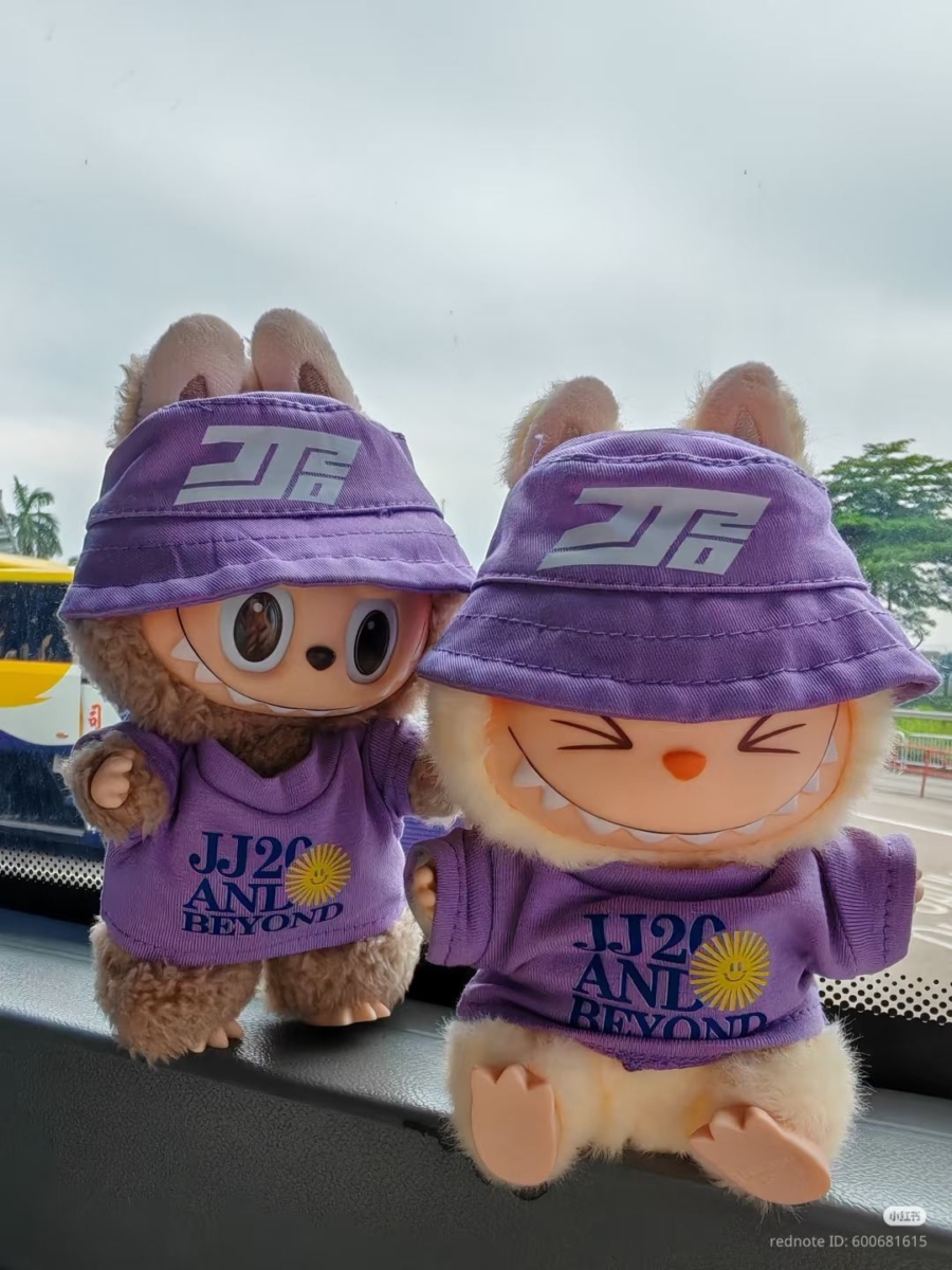 JJ林俊杰和Labubu联名公仔了？