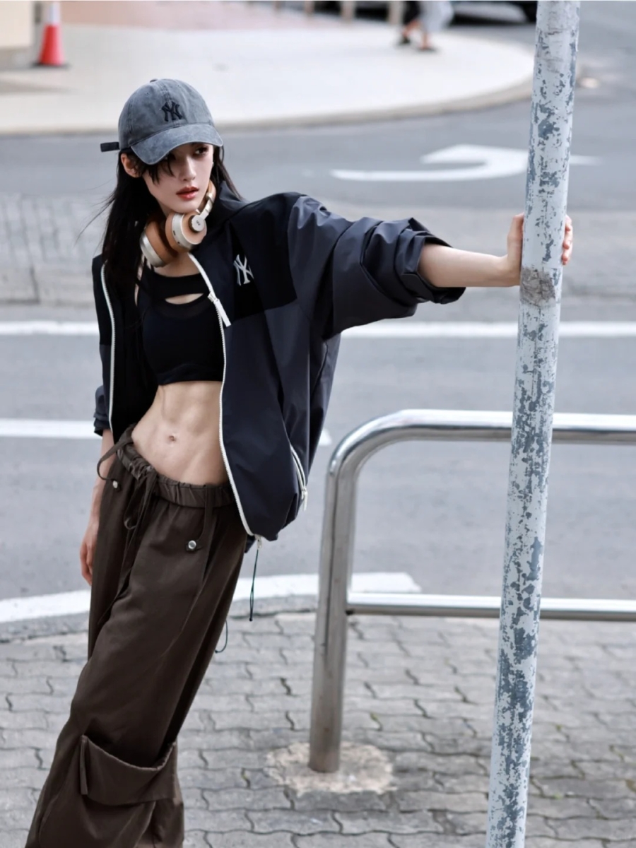 中性风穿搭 Tips #4：短上衣+工装下装