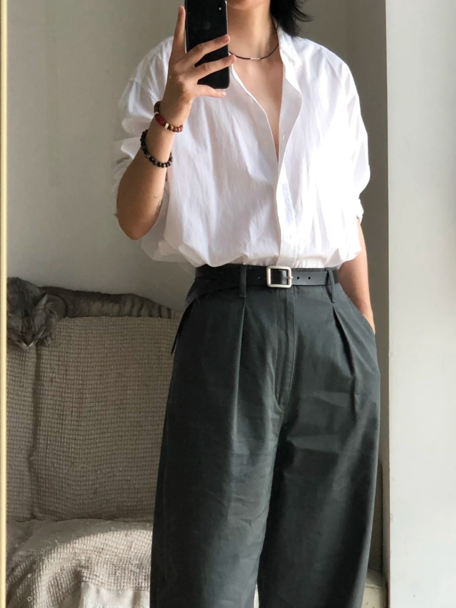 中性风穿搭 Tips #3：衬衫营造帅气感