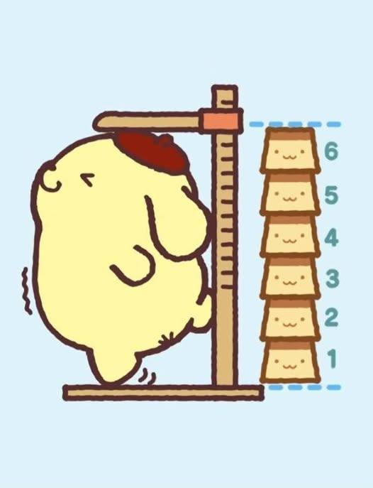 2. 他的身高，是用布丁量的！