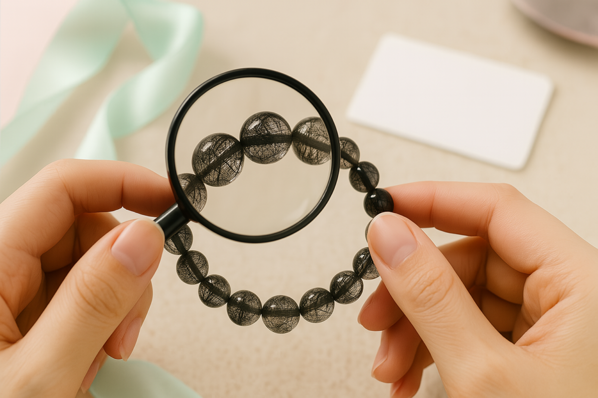 真黑发晶的发丝结构自然不规则,粗细不一~