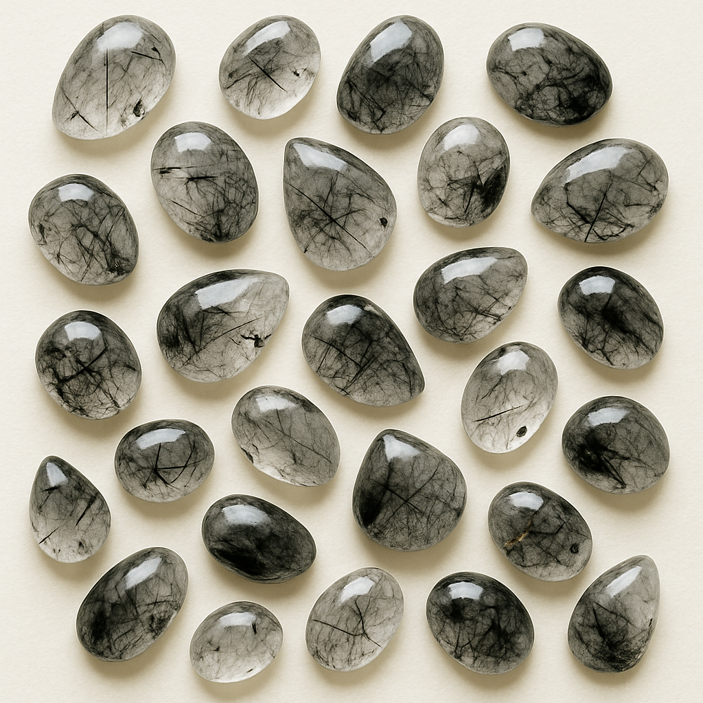 高等级黑发晶的水晶体清澈透明,几乎没有棉絮、冰裂或杂质。