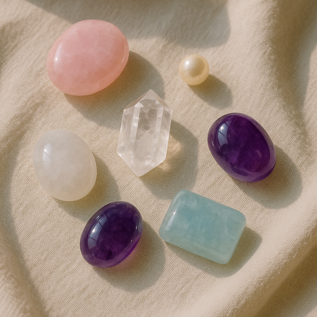 珍珠温柔优雅、水晶疗愈能量强,把两者搭在一起,不只是好看,更能让能量1+1大于2!