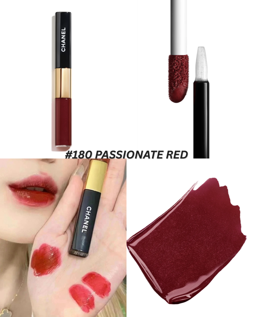 香奈儿双头唇釉 #180（Passionate Red）