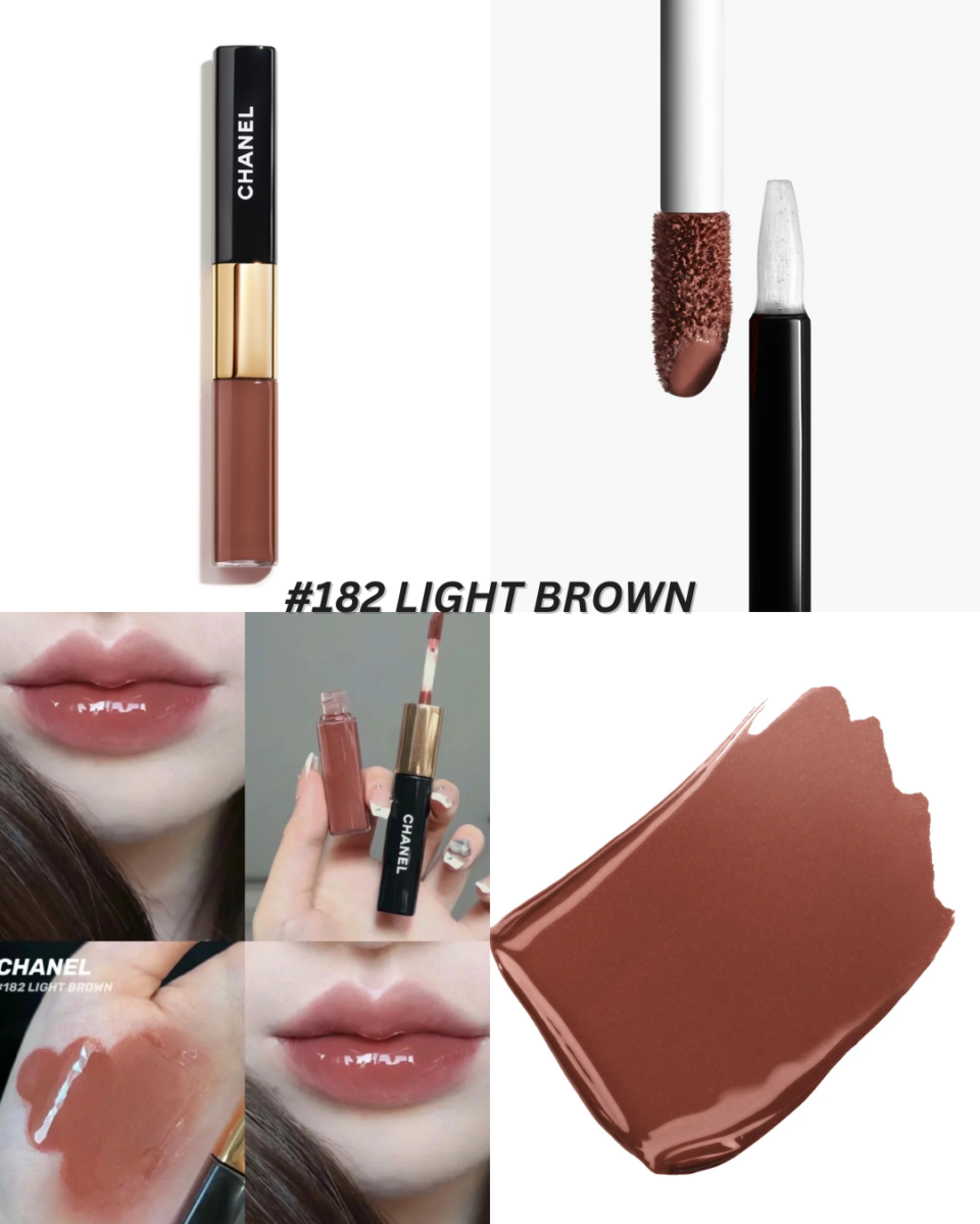香奈儿双头唇釉 #182（Light Brown）