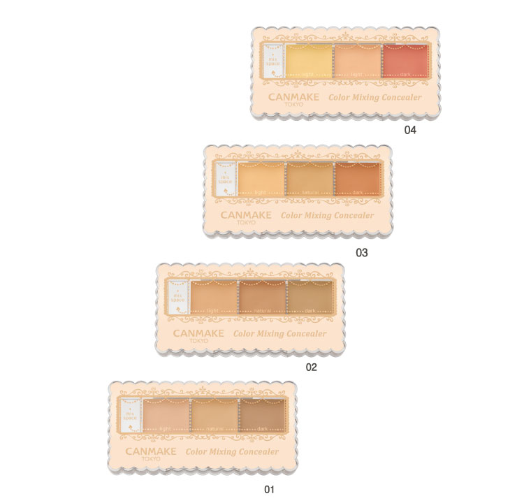 4. CANMAKE - Color Mixing Concealer
