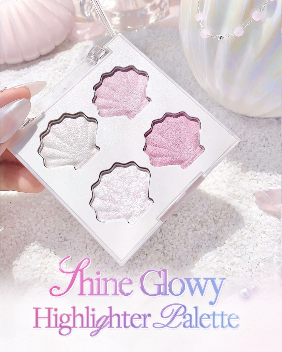 dasique Shine Glowy Highlighter Palette – Twinkle Mermaid Collection