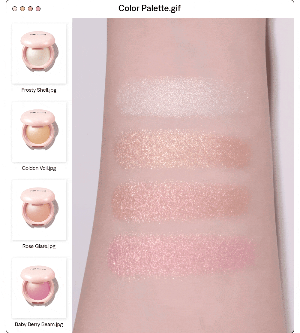 the SAEM Glam Perfection Baked Highlighter