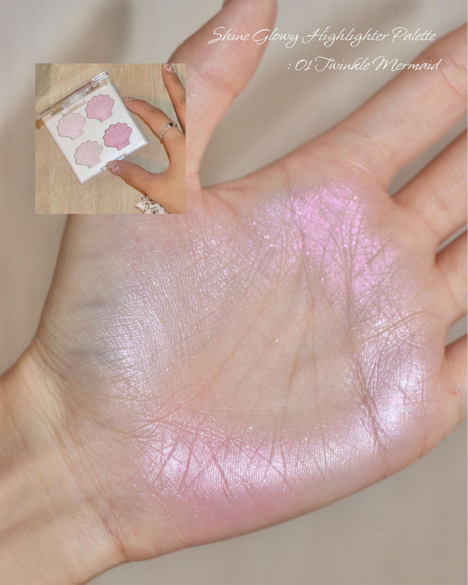 dasique Shine Glowy Highlighter Palette – Twinkle Mermaid Collection
