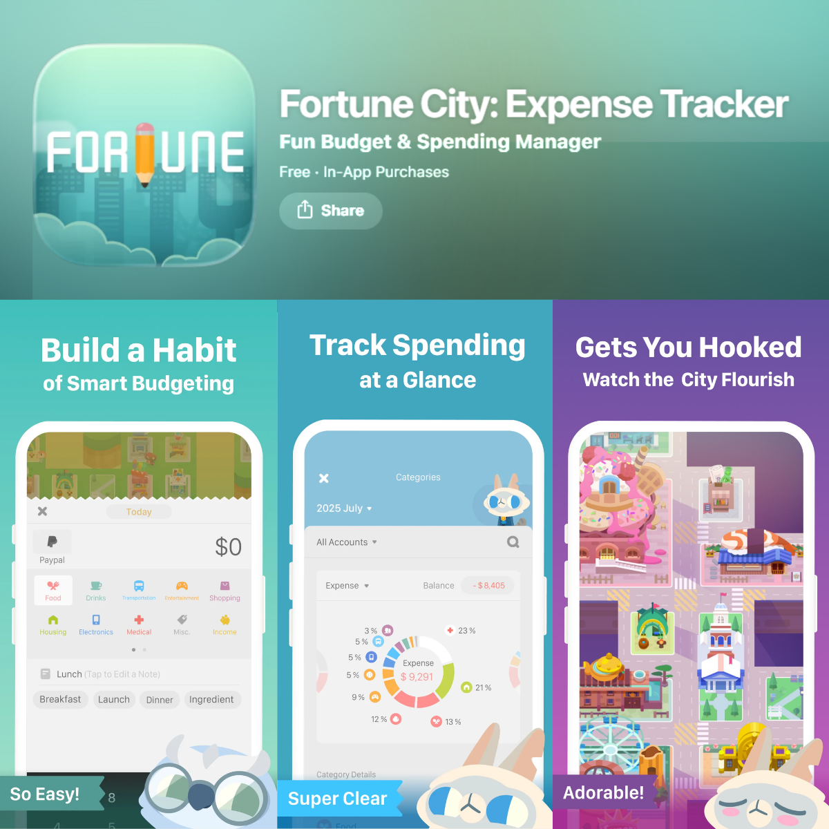 Fortune City: Expense Tracker