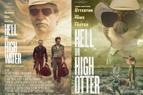 《Zootopia》恶搞海报